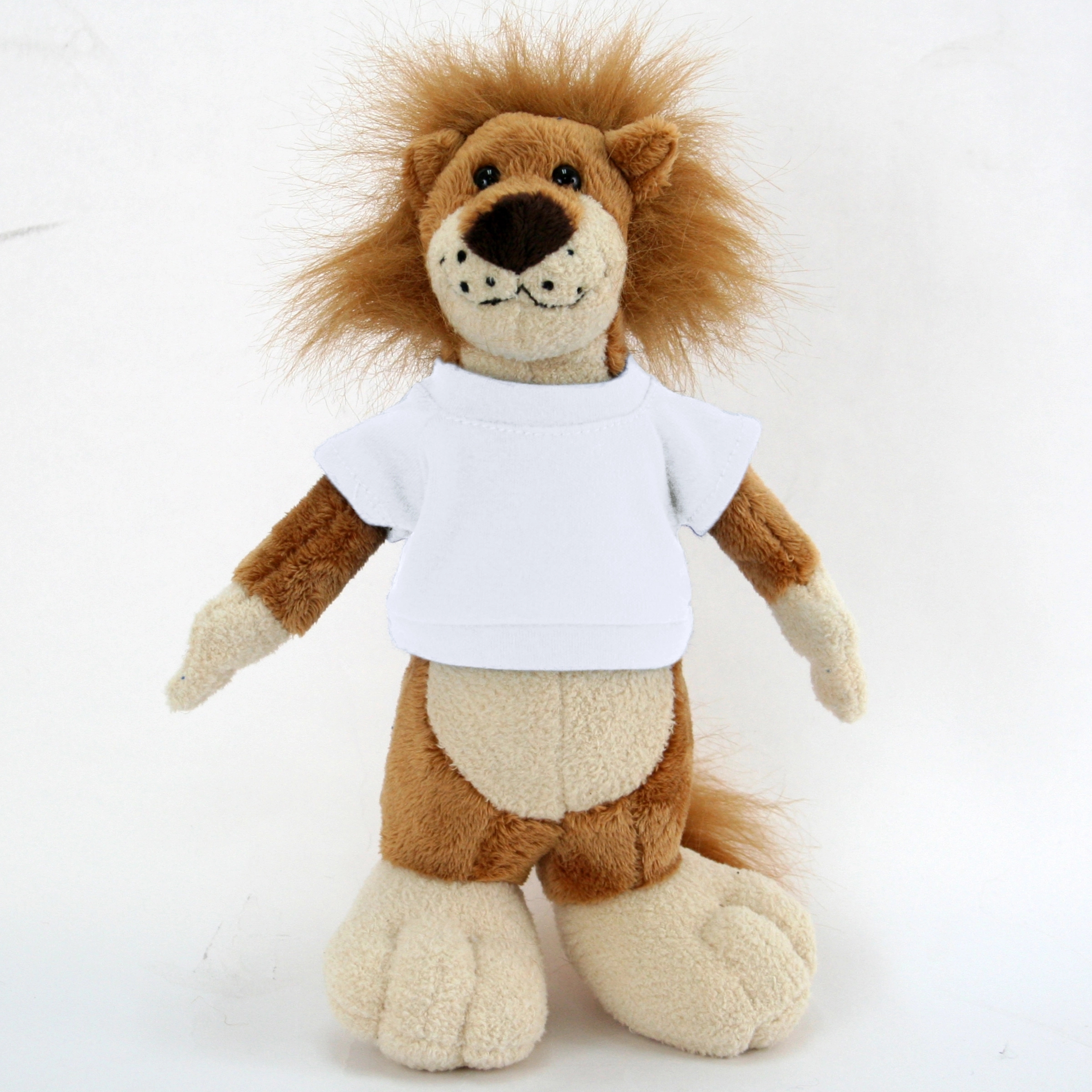 Long Body Stuffed Animal 10" Lion 6