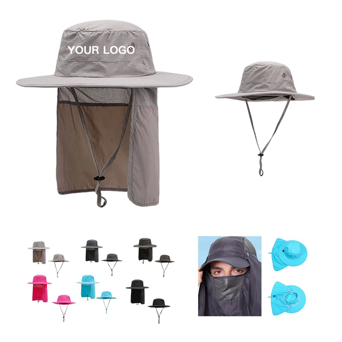 Lightweight Polyester Hat with Mesh Ventilation 3
