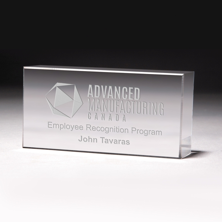 The Cube Award – 2 ½" x 5" x 1" - 2031P (4Color Process) 7