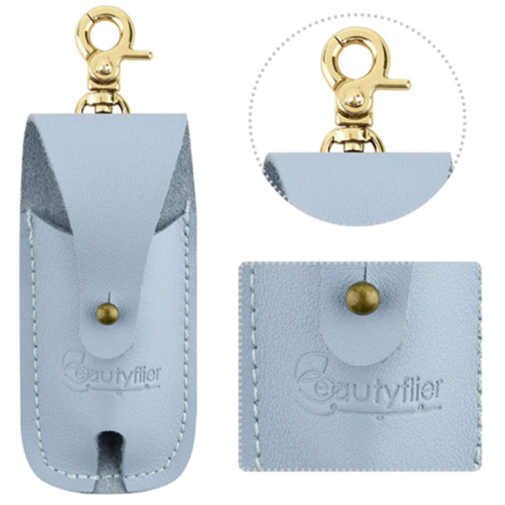 Leather Lipsticks Protective Case With Key Chain 4