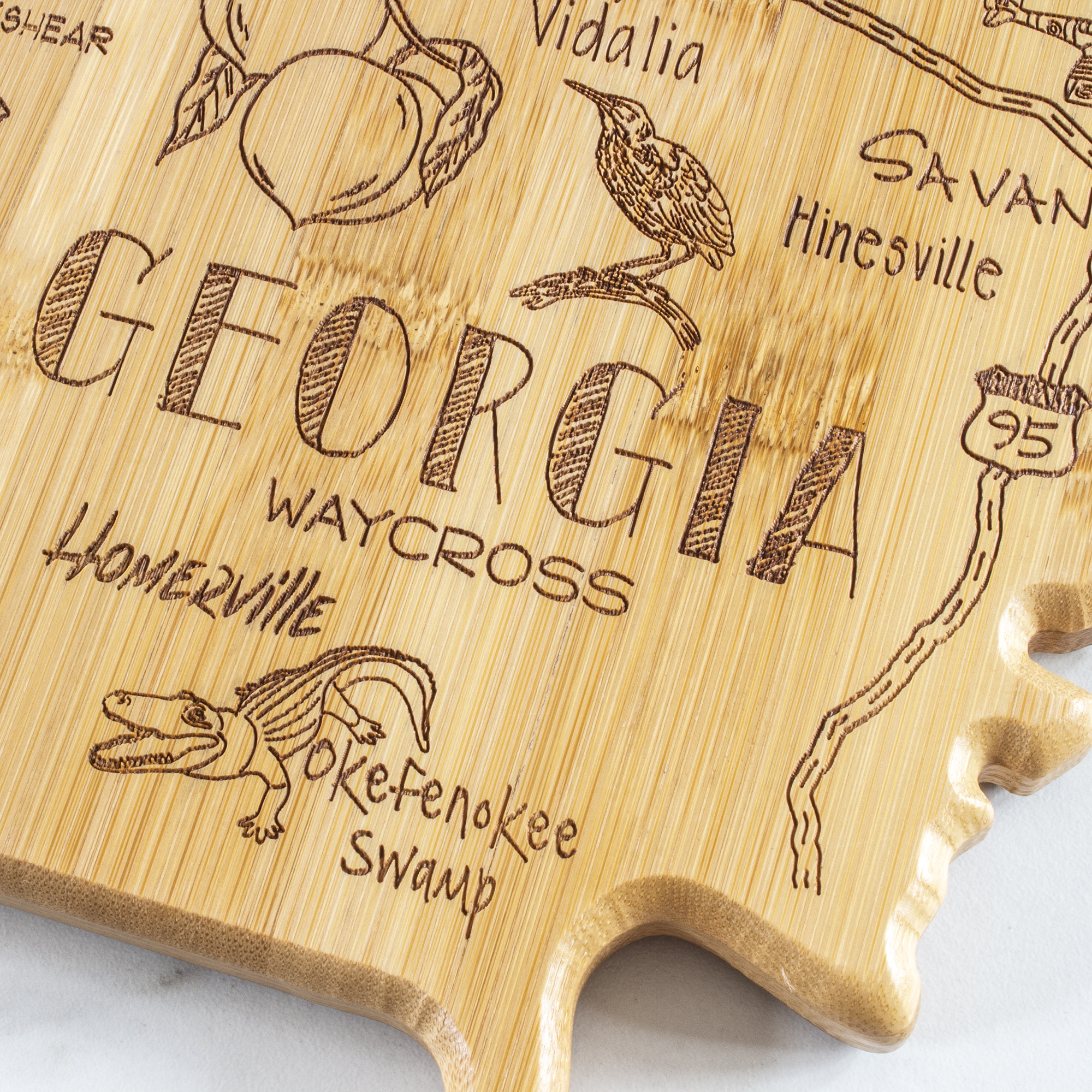 Destination Georgia Cutting & Serving Board 6
