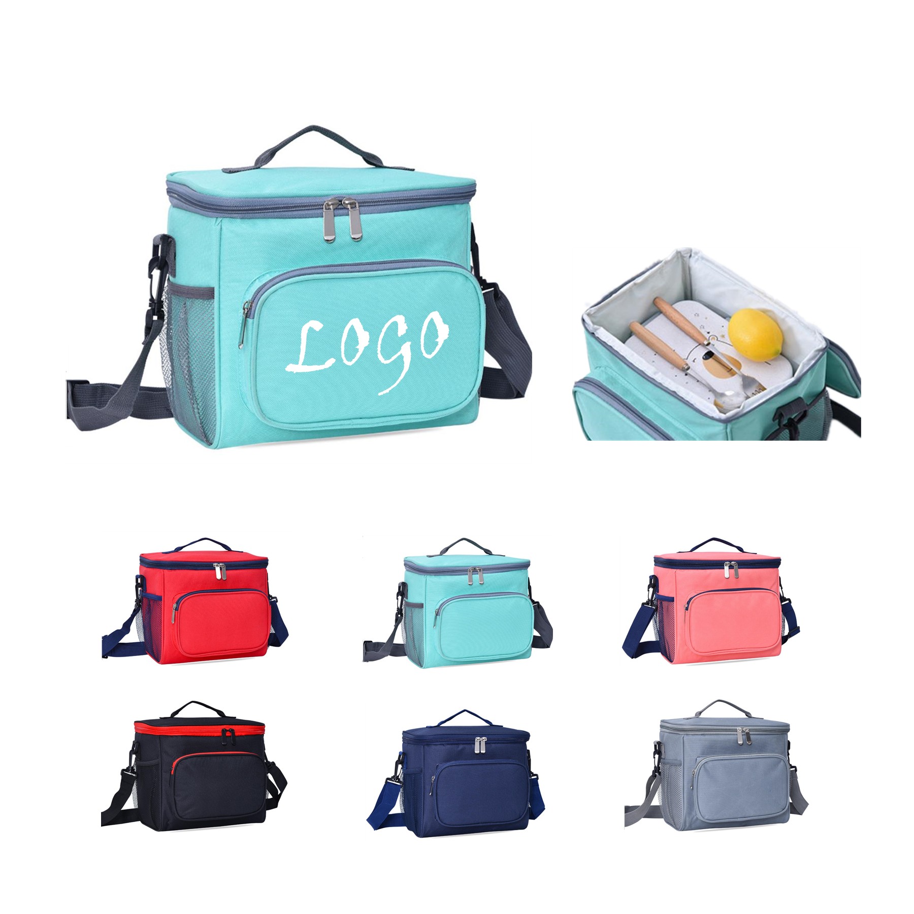 Oxford Cloth Insulation Picnic Lunch Bag