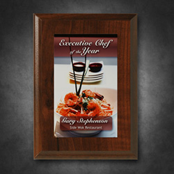 Econo Cherry Plaque with Sublimated Plate 5