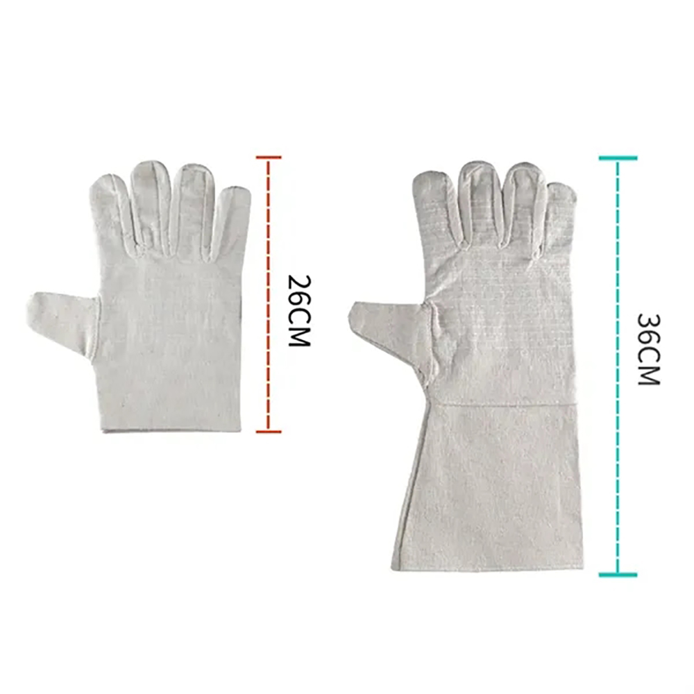 Extended Heat Resistant Welding Gloves for Industrial Safety 1