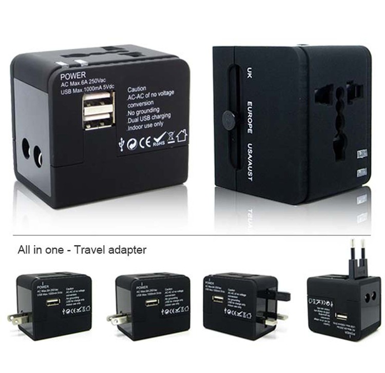 iBank ® Universal Travel Adapter, International Power Adapter 3