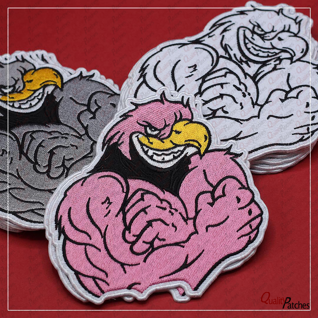 Custom Die Cut Embroidered Patches 20