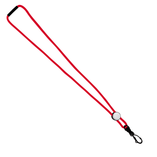 3/16" Nylon Cord Lanyard with Snap-Buckle Release, Standard O-Ring & Slider 102
