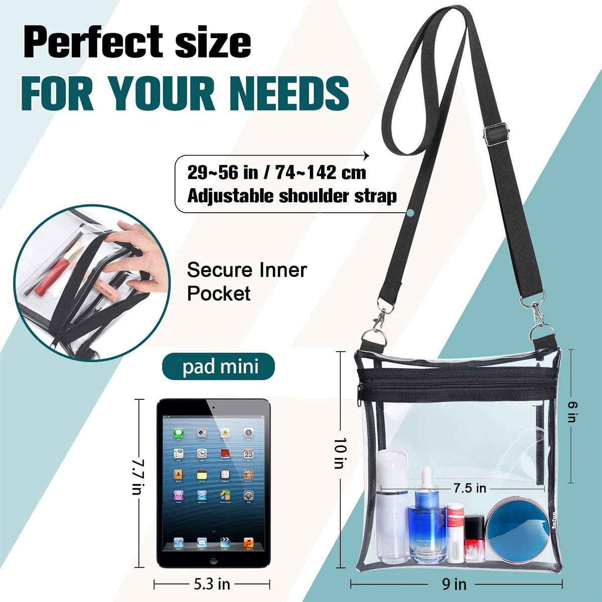 Transparent Crossbody Bags For Women & Men 6