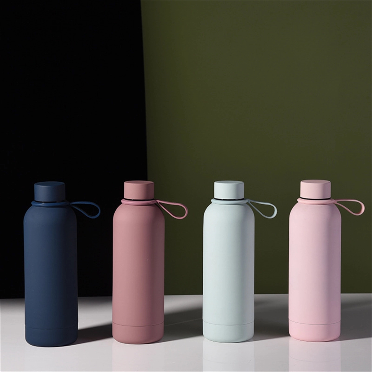 Portable Frosted Insulated Stainless Steel Water Bottle 4