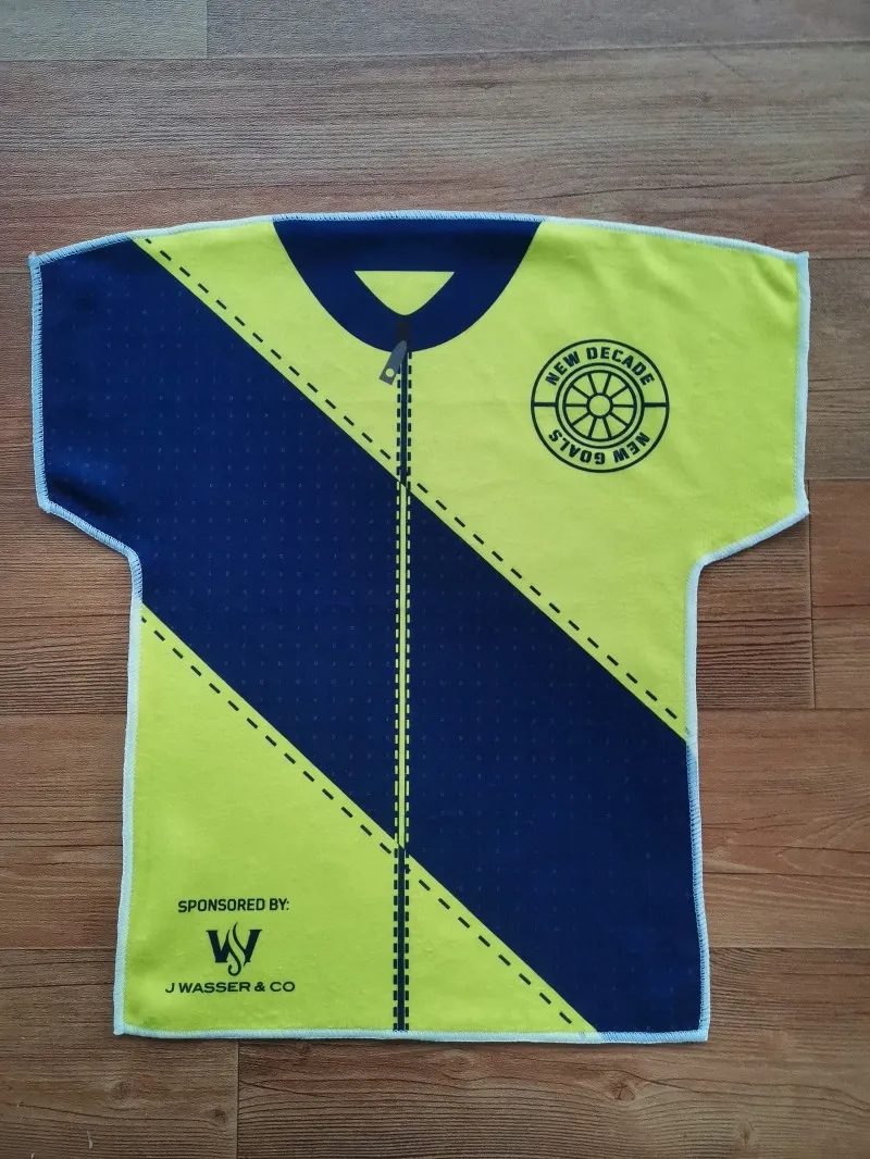 Basketball, Football, or Hockey Jersey Shaped Rally Towel 1