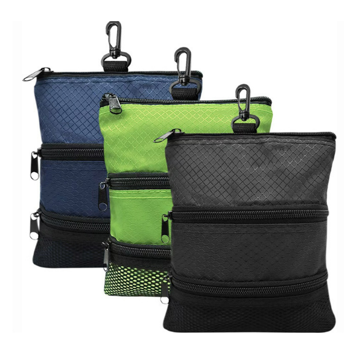 Compact Golf Pouch Bag with Clip for Essentials 6