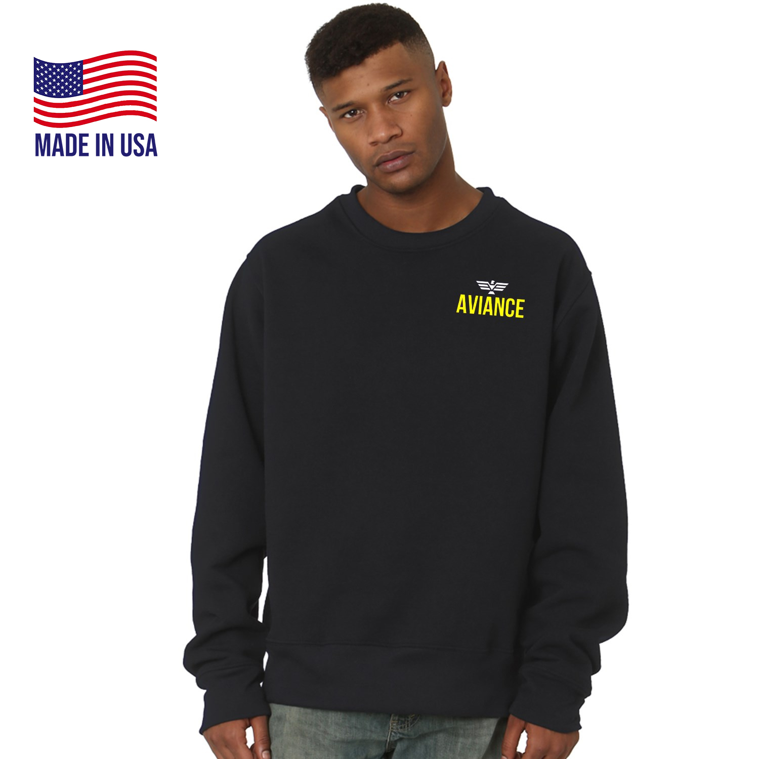 Made in USA 530 GSM 100% Cotton Oversized Crewneck 2