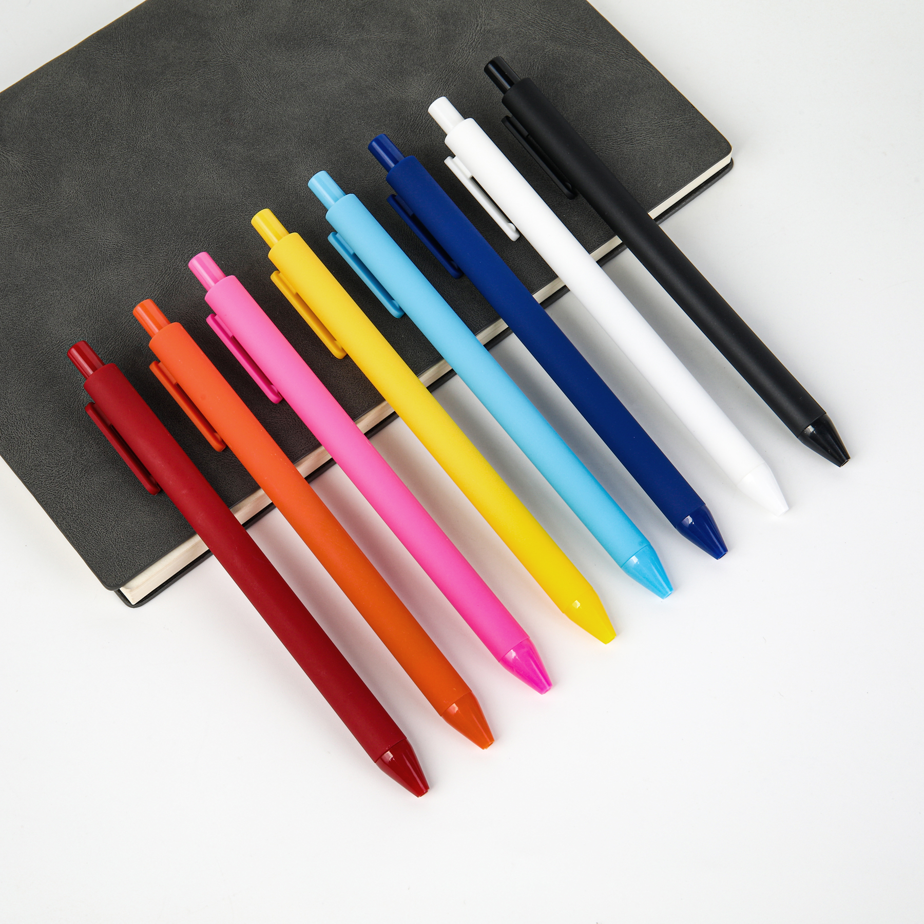 Soft Rubberized Touch Retractable Pen 7