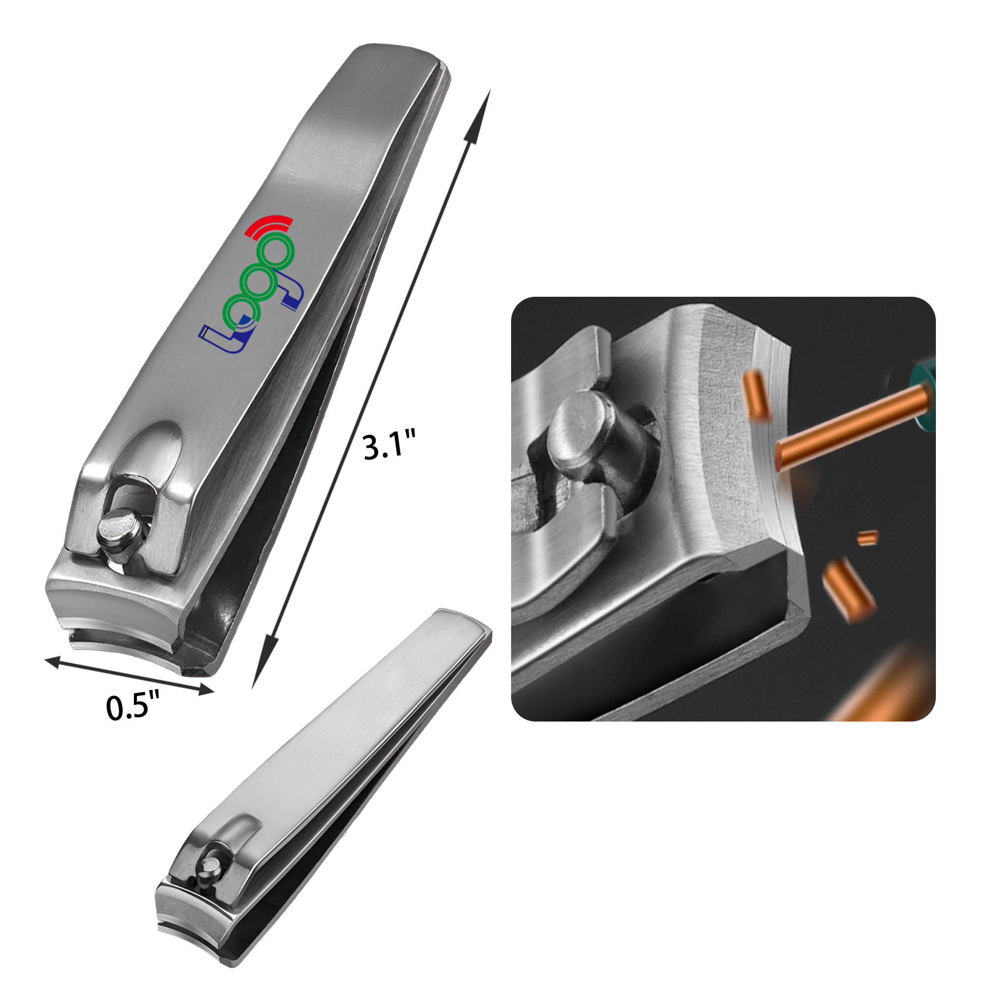 Durable Stainless Steel Nail Clippers 4
