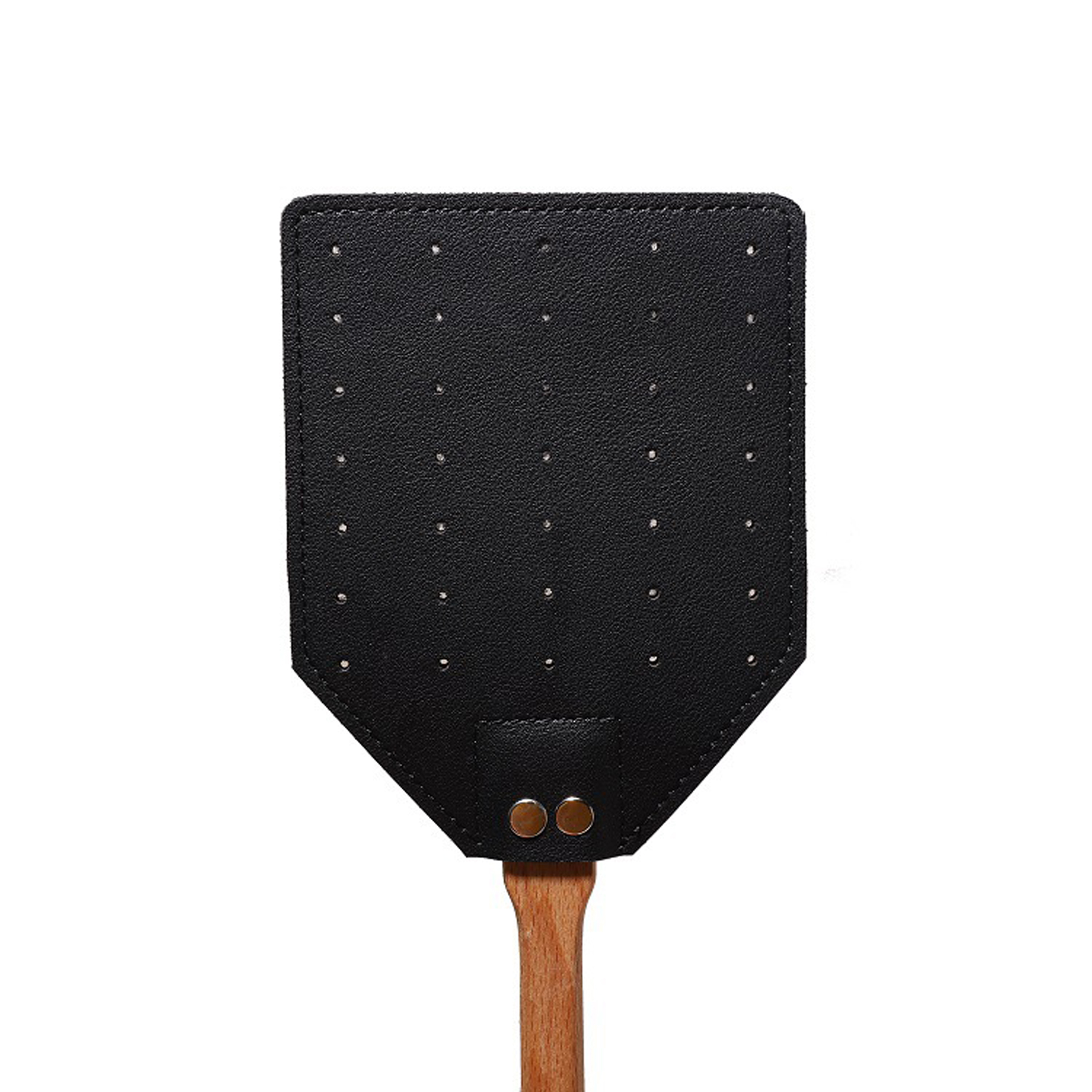 Heavy-Duty Leather Fly Swatter with Wooden Handle 4