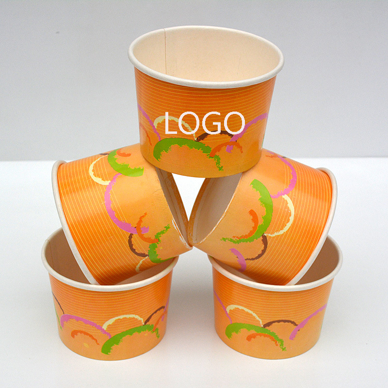 5 ounce Disposable Paper Ice Cream Cup 1