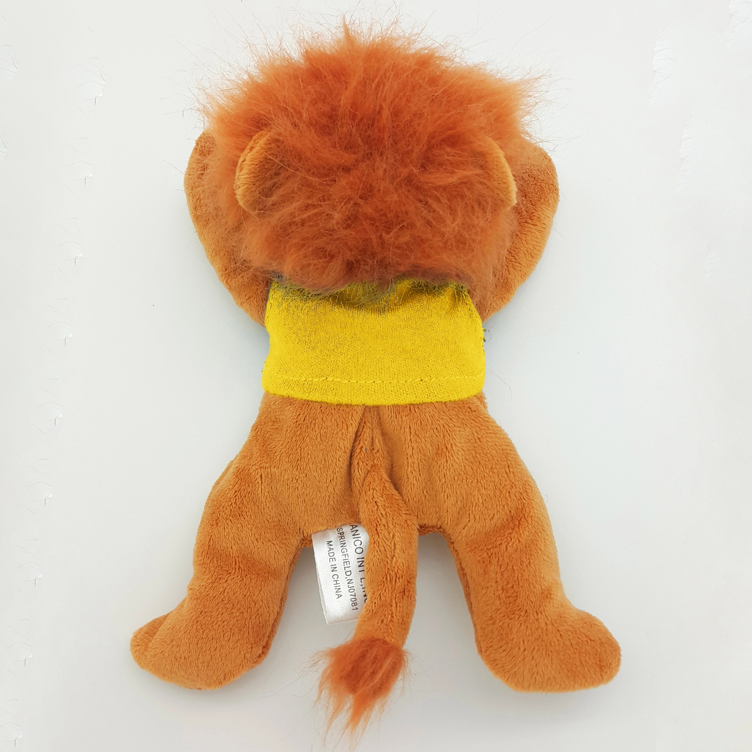 8" Laying Down Beanie Lion 18