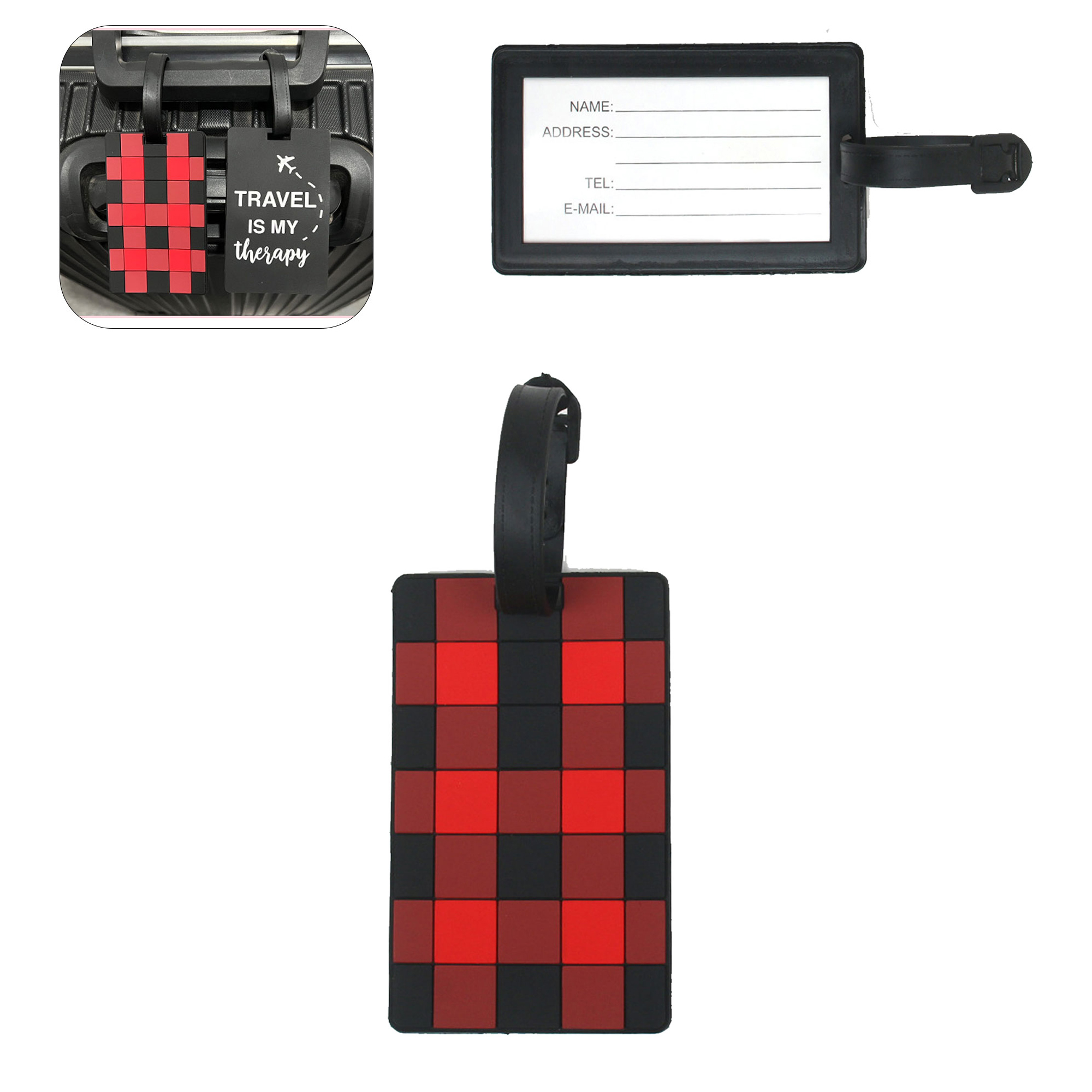 Waterproof PVC Luggage Tag 3