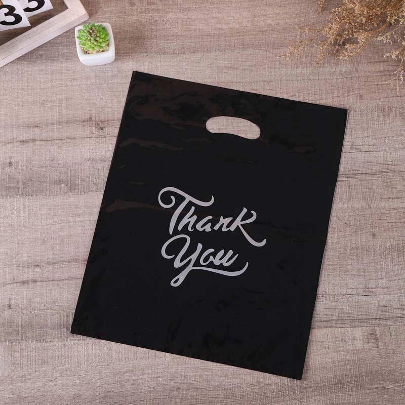 Plastic Bag With Die Cut Fold-over Reinforced Handle 5