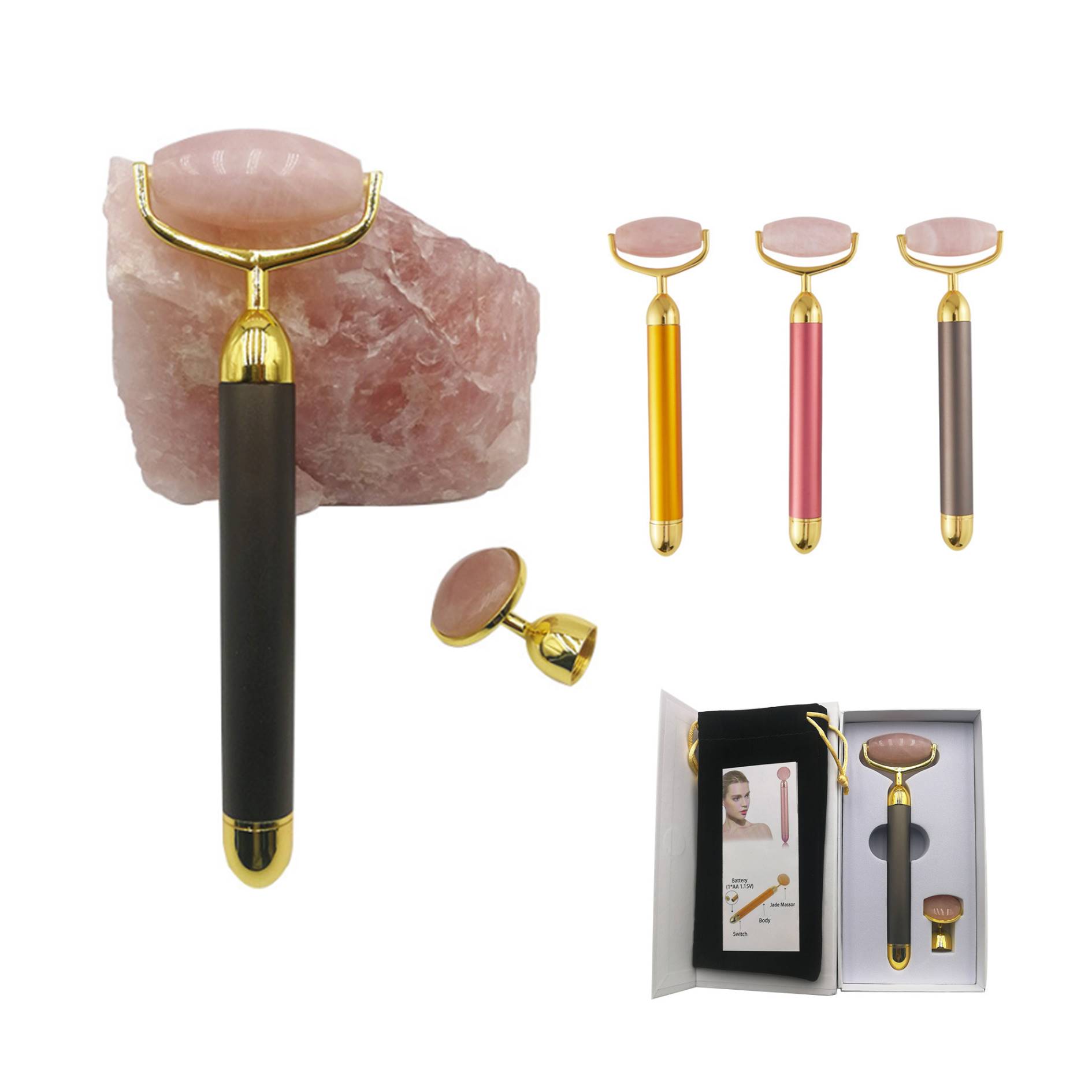 2 In 1 Jade Roller Massager Set 3
