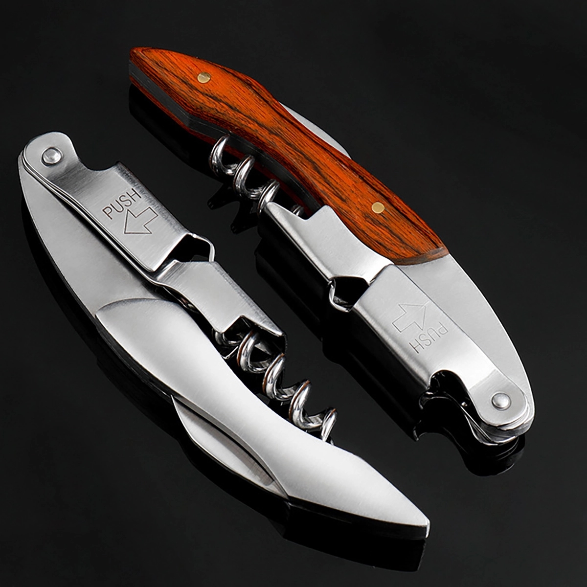 Stainless Steel Professional Waiters Corkscrew 4