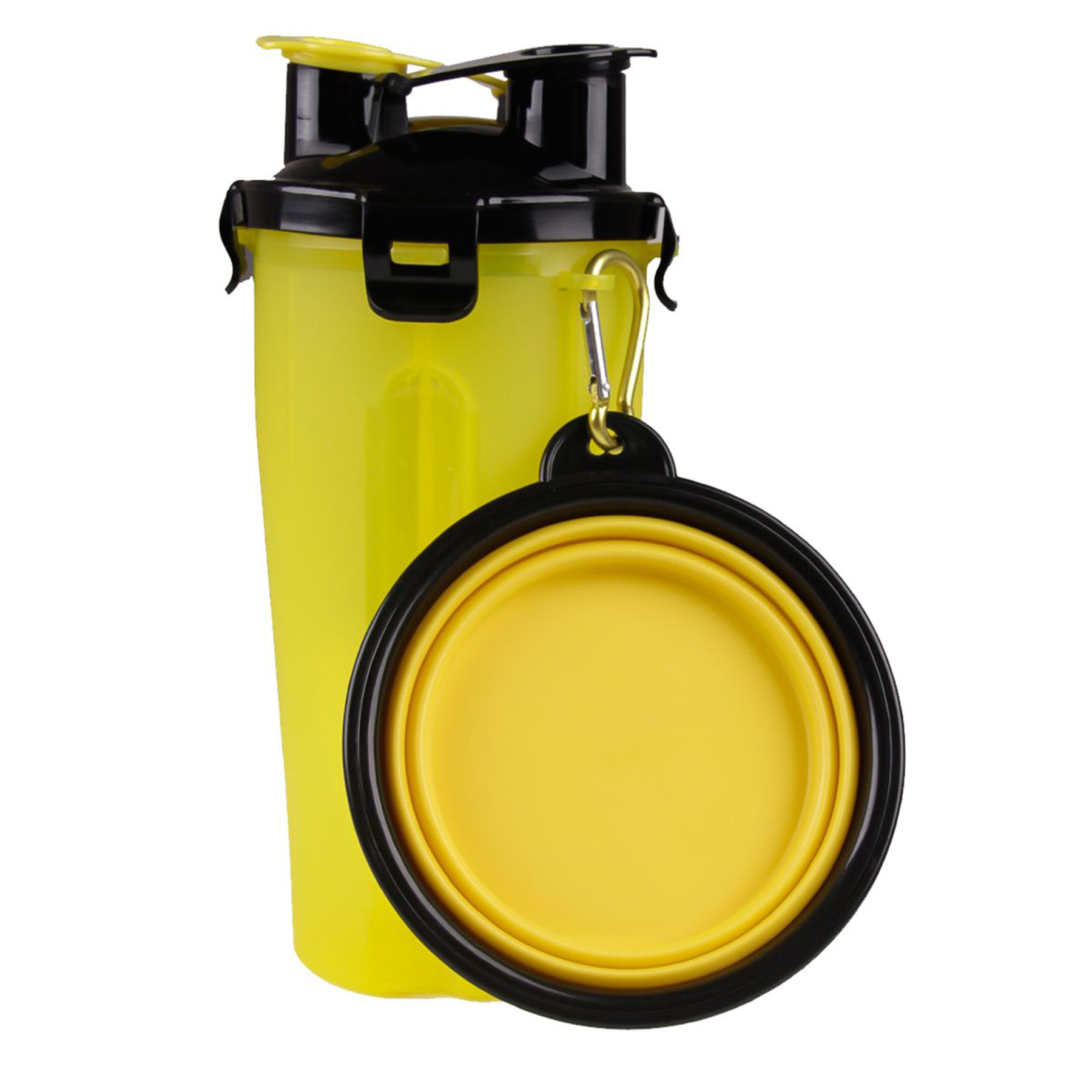 2 in 1 Portable Pet Dog Drinking Water Cup Bottle Bowl 2