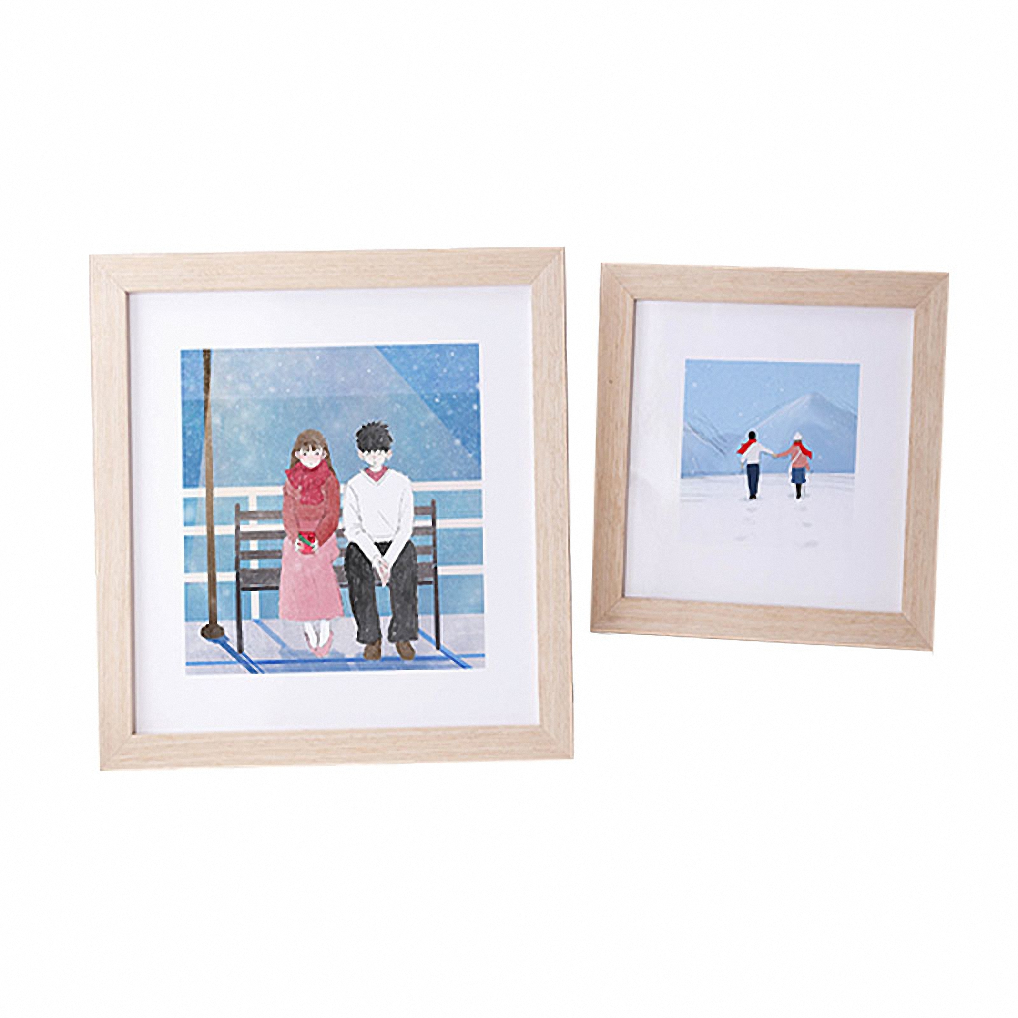 Rustic Wooden Square Picture Frame 4