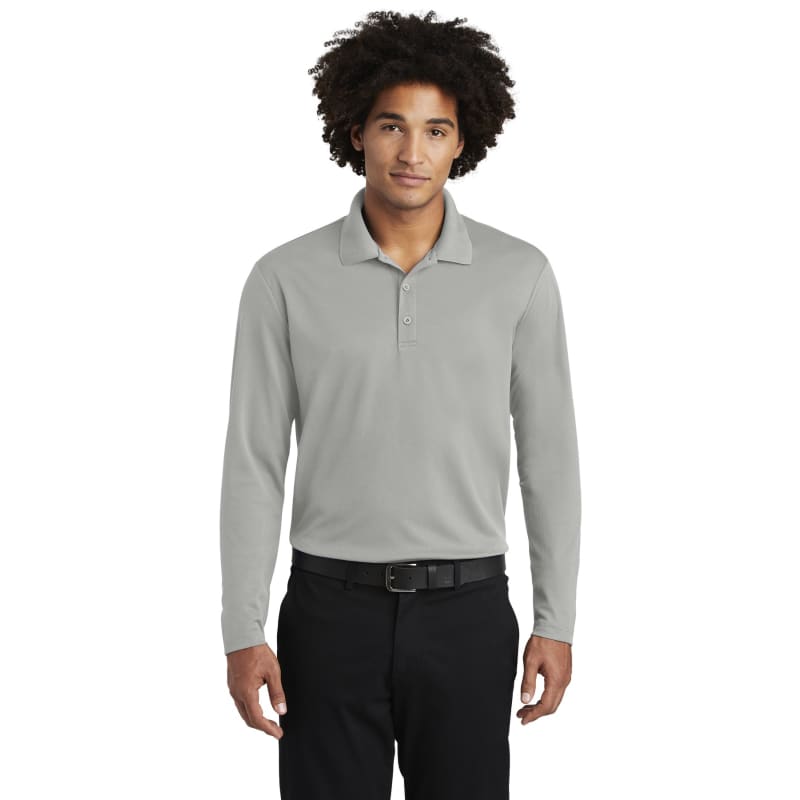 Sport-Tek PosiCharge RacerMesh Long Sleeve Polo. 24