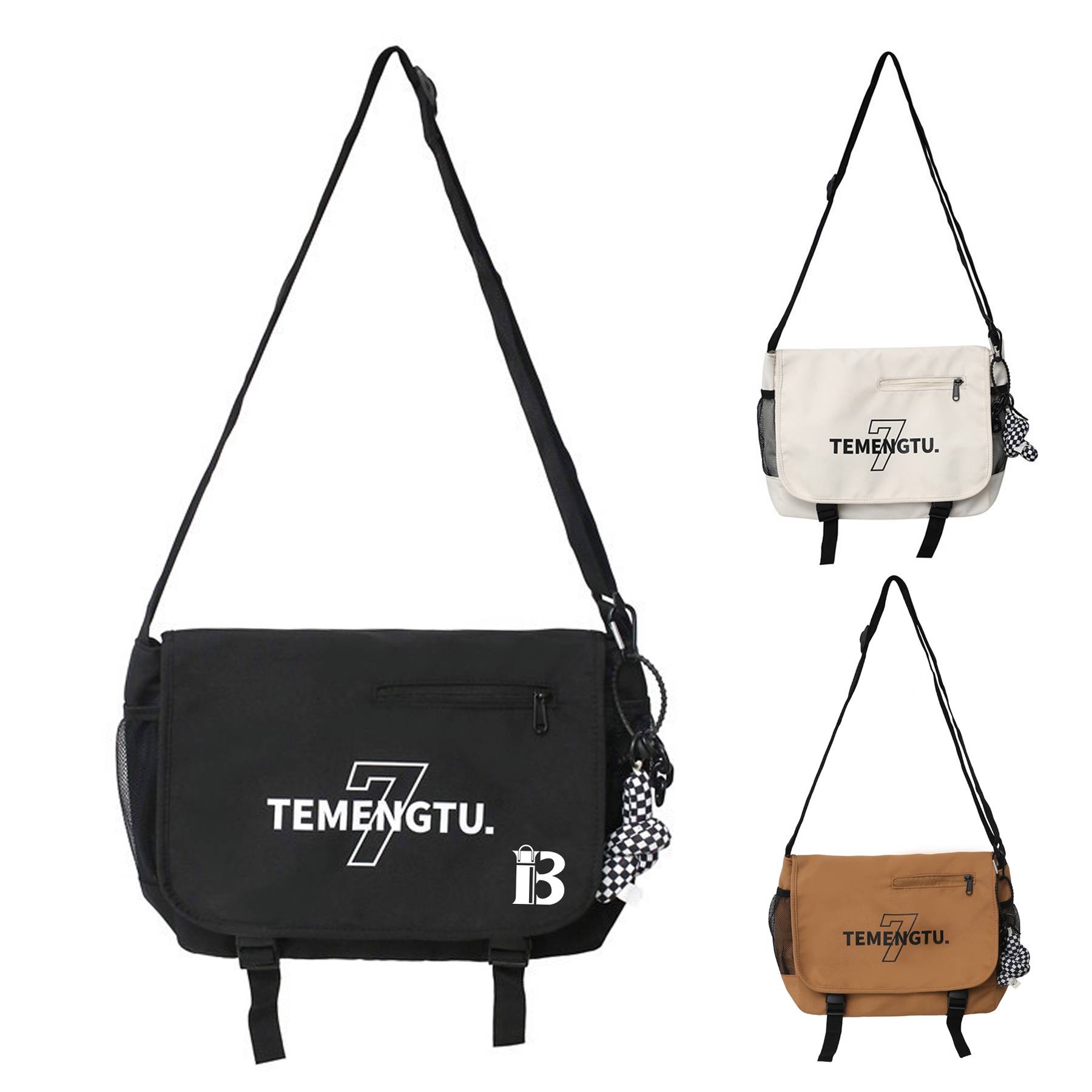 Nylon casual shoulder crossbody bag 19