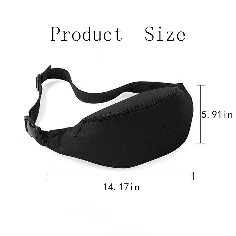 Zipper Running Sport Waist Bag with Adjustable Strap 3