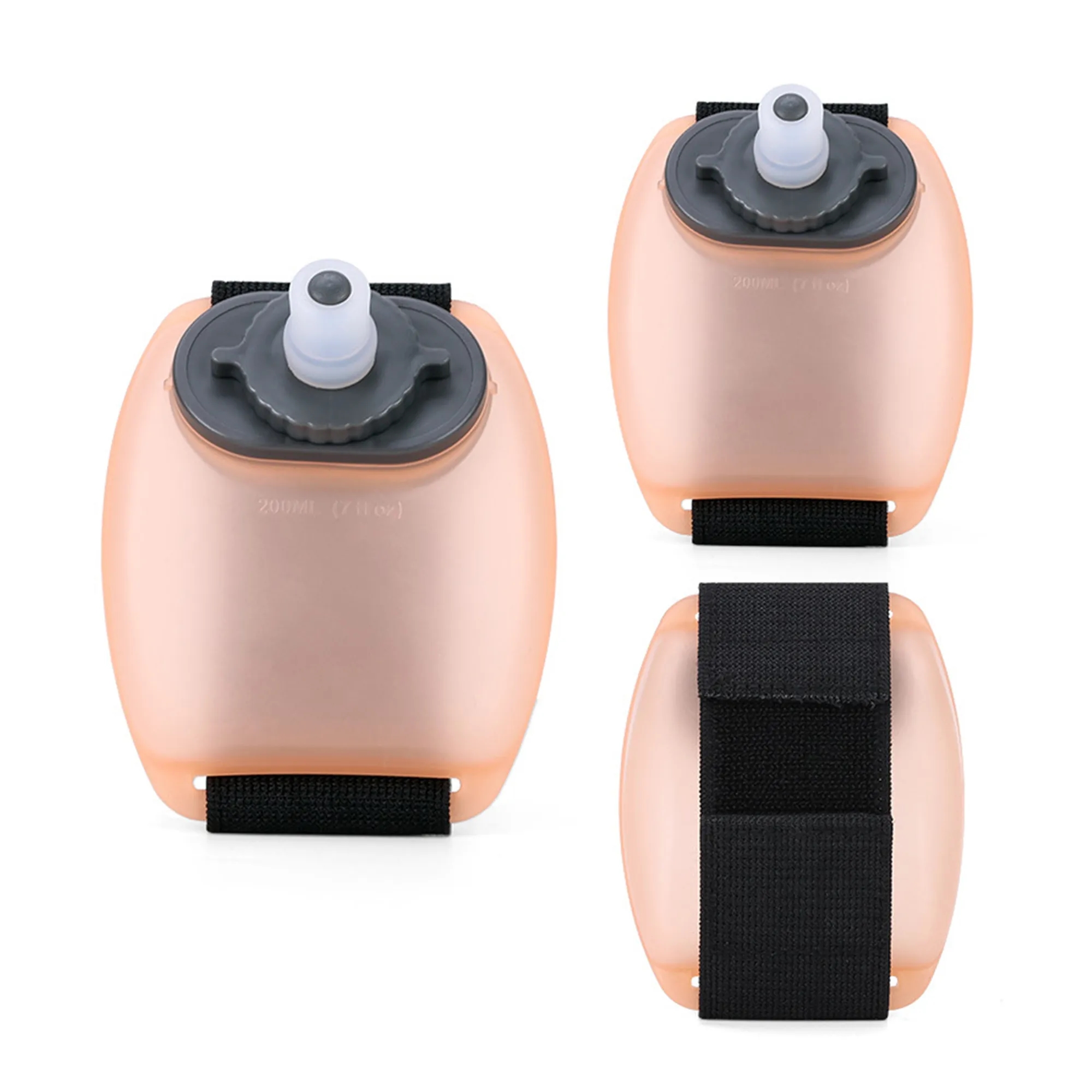 7OZ Wearable HandsFree Silicone Running Water Bottle 4