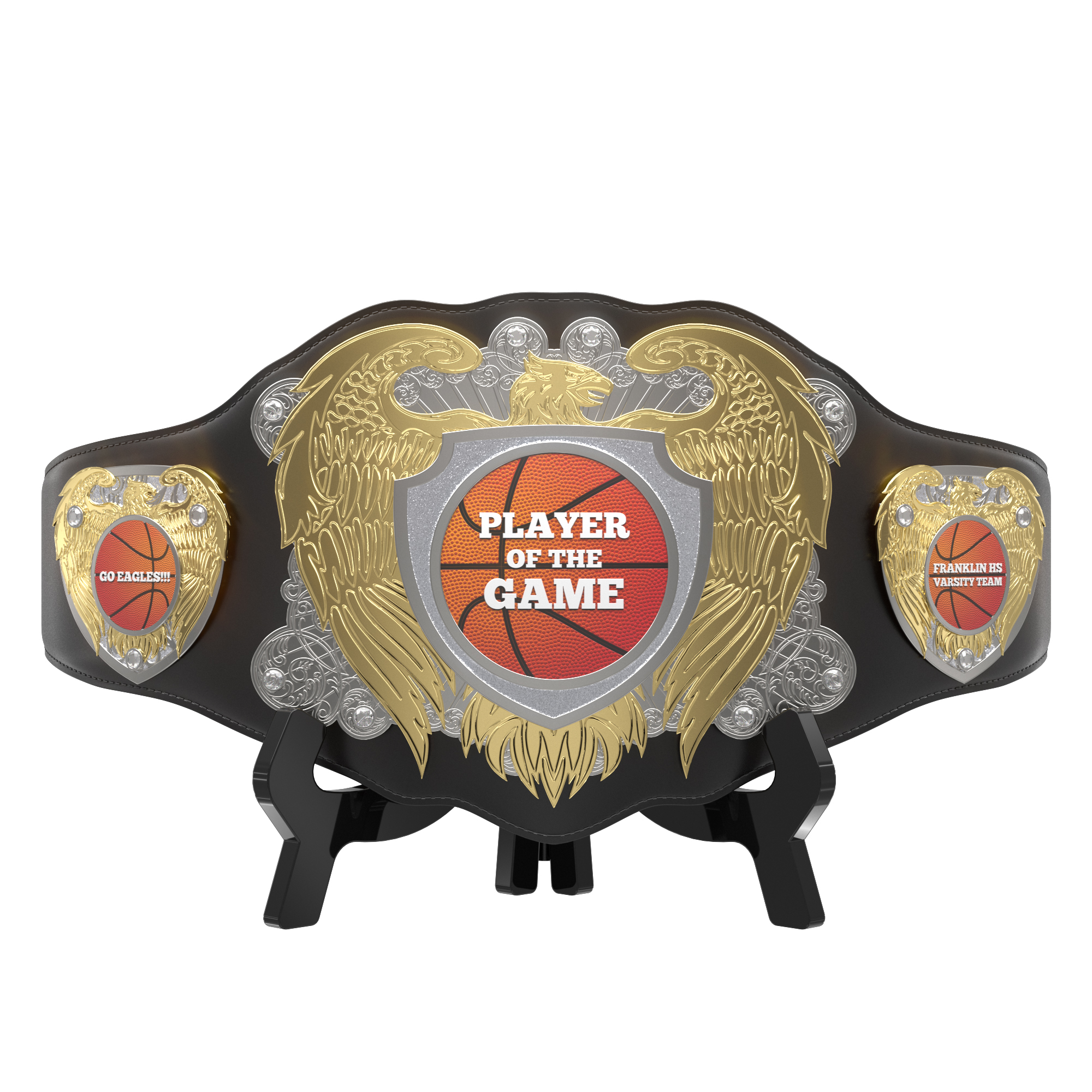 Express Vibraprint® Legion Award Belt w/ Black Leather 3