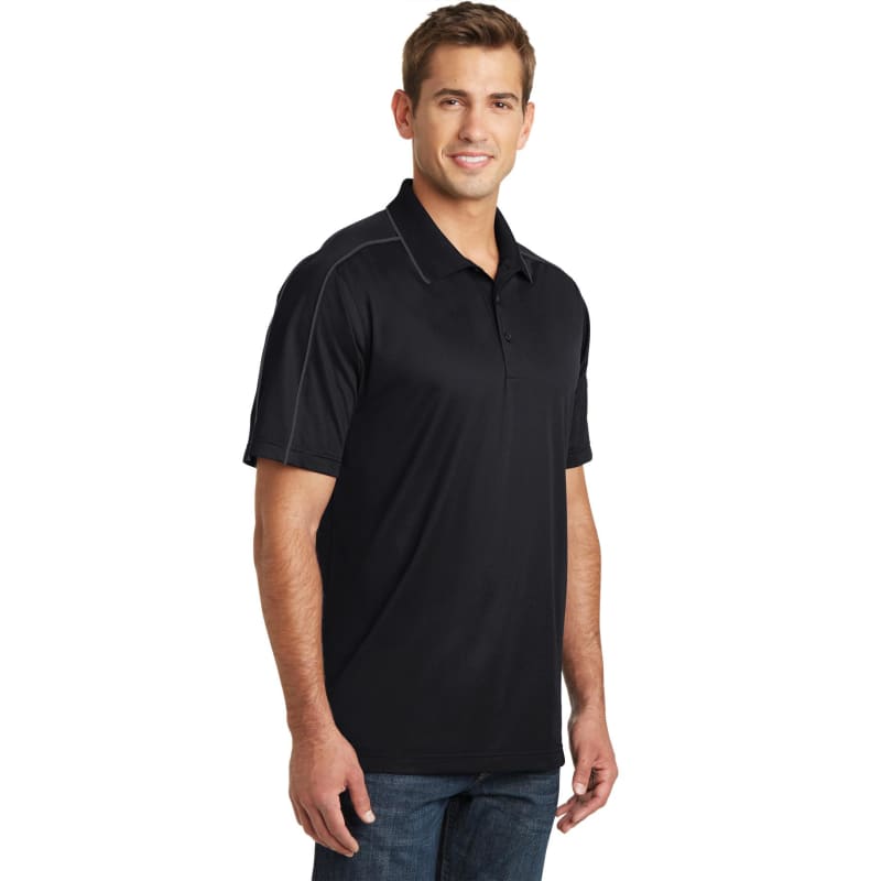 Sport-Tek Micropique Sport-Wick Piped Polo. 16