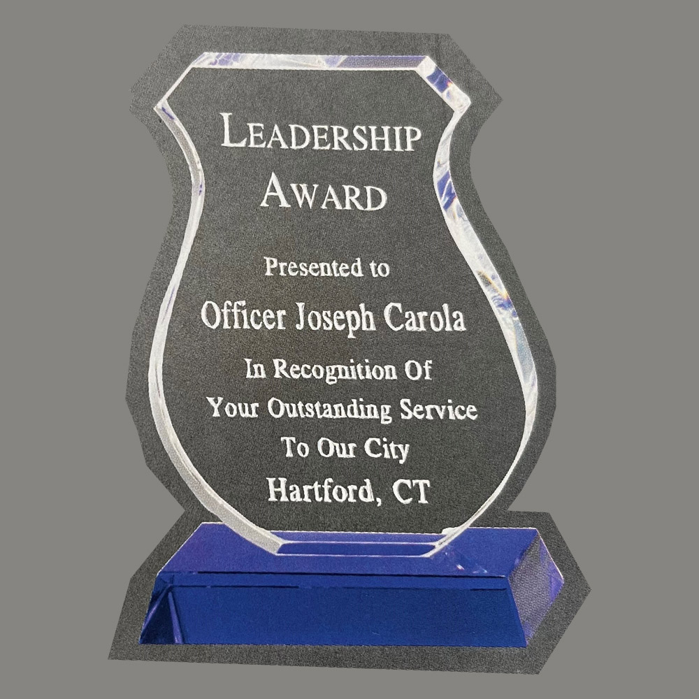 Crystal Badge Design Award to Honor Police and Firefighters 1
