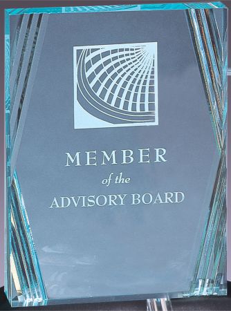 6" X 8" Jade Desk Award 2