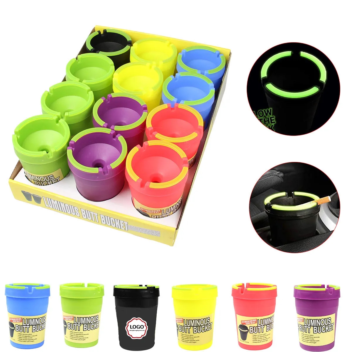 Glow in the Dark Butt Bucket Ashtray 3