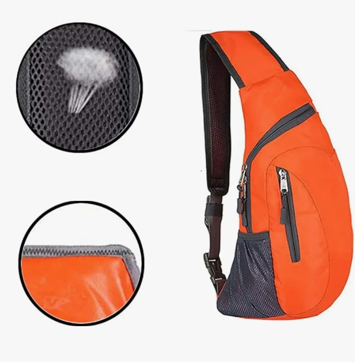 Customizable foldable Crossbody Sling Bag for Travel Outdoor 3