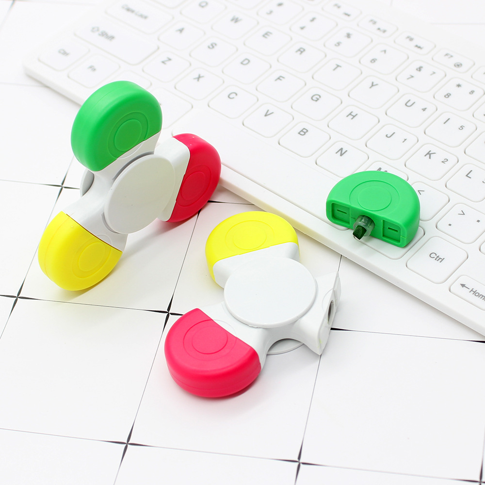 Tri-Color Finger Spinner Highlighter 4