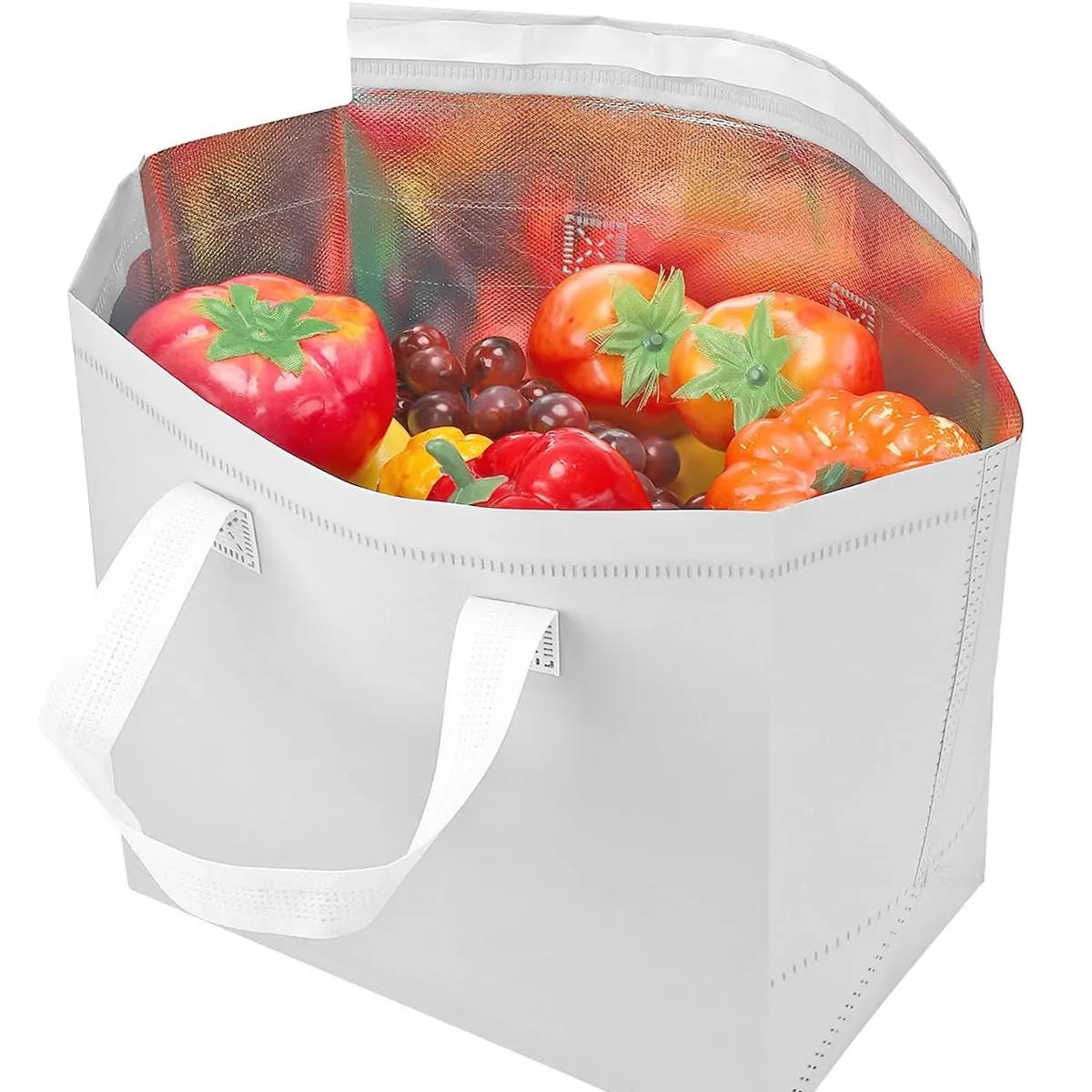 Reusable Non-Woven Insulated Grocery Tote Bag 5