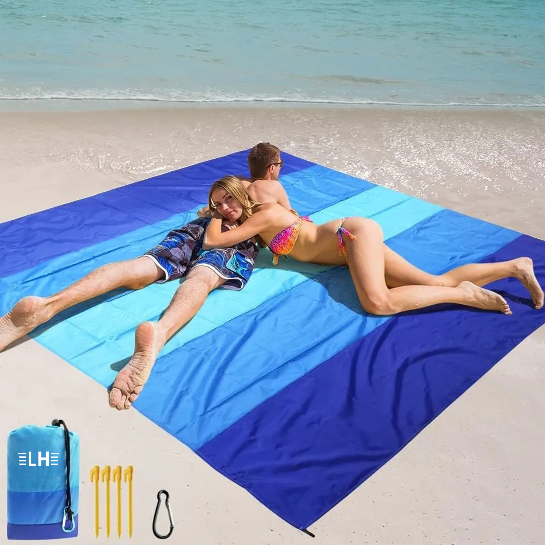 Beach Blanket Waterproof Sandproof Mat 5