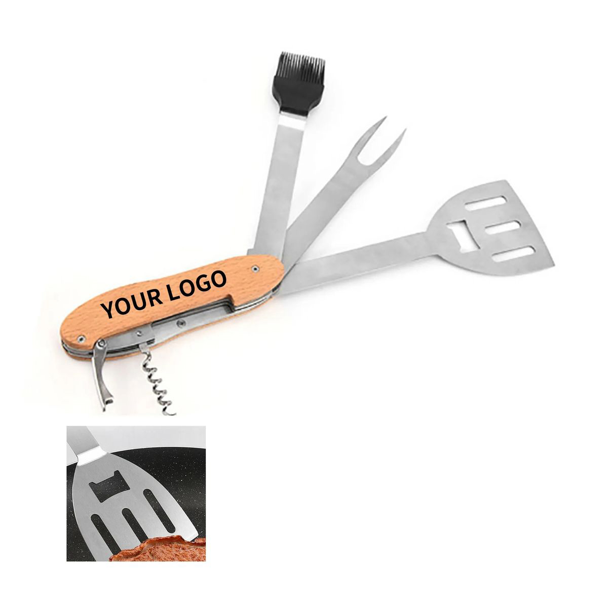 All in One BBQ Tool for Grilling and Picnics 2