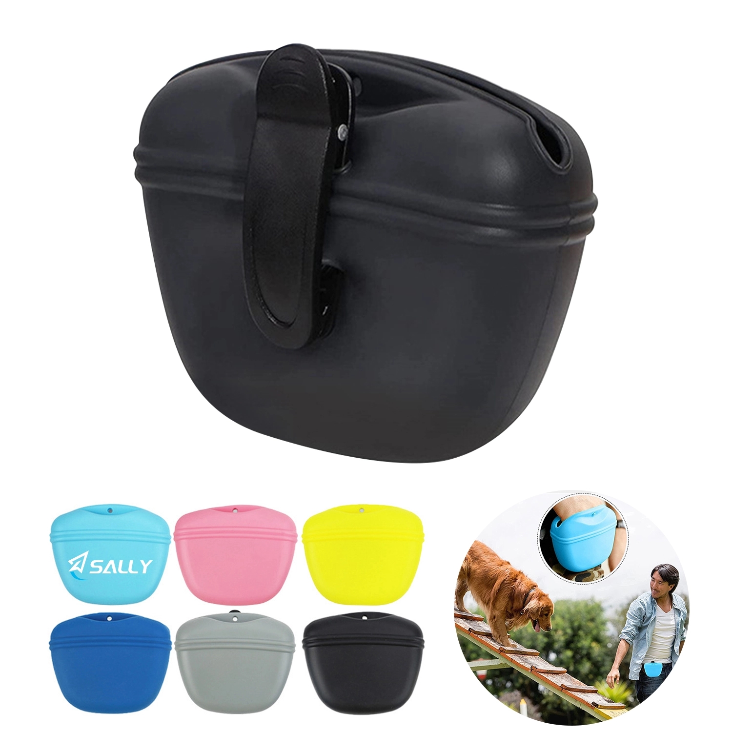 Silicone Pet Portable Treat Bag 2
