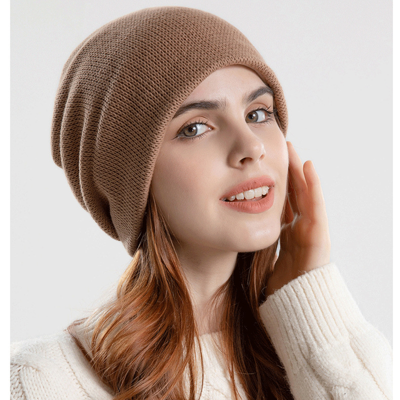 Winter Knit Beanie Hat Watch Cap for Women 11