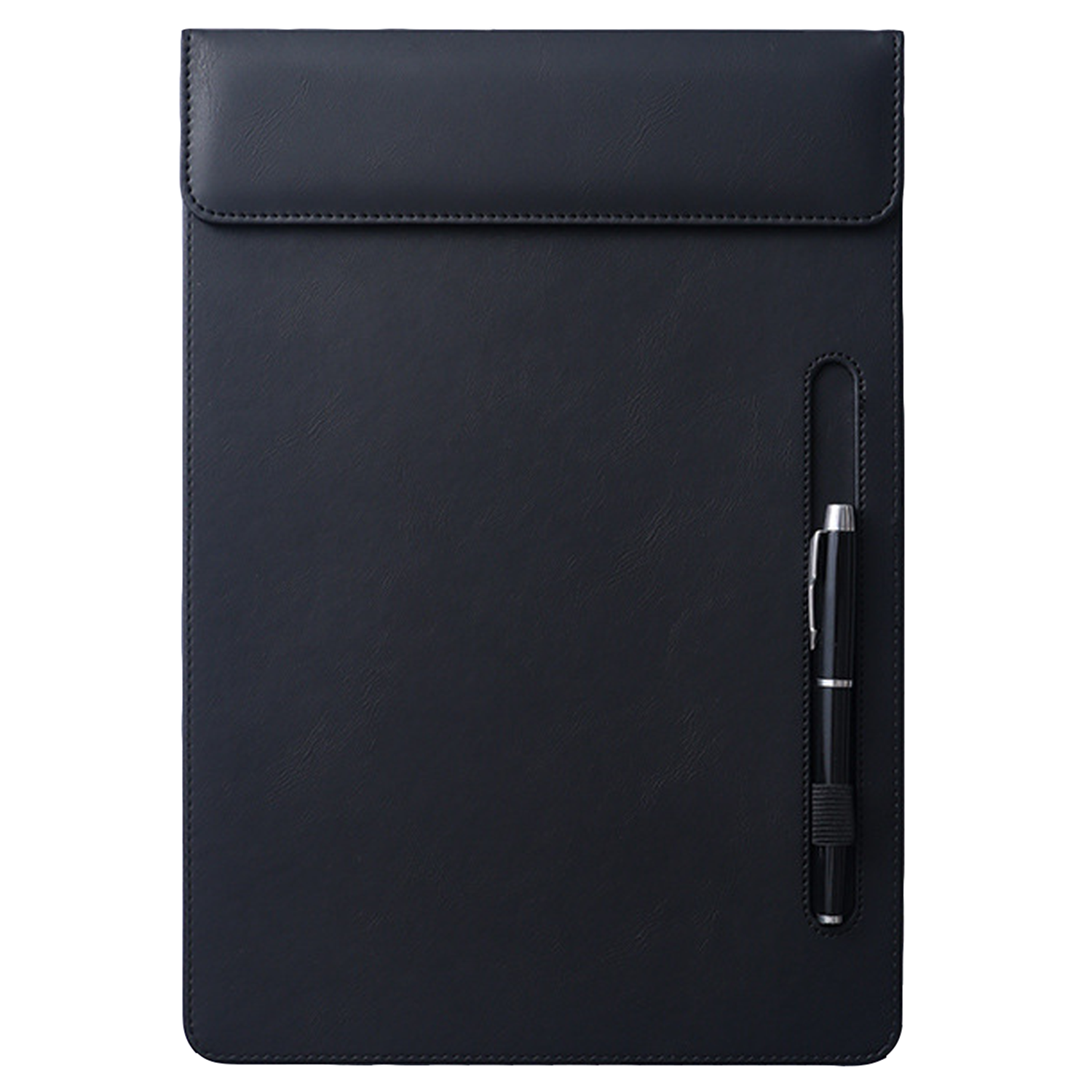 A4 PU Leather Magnetic Clipboard w/ Pen Holder 11
