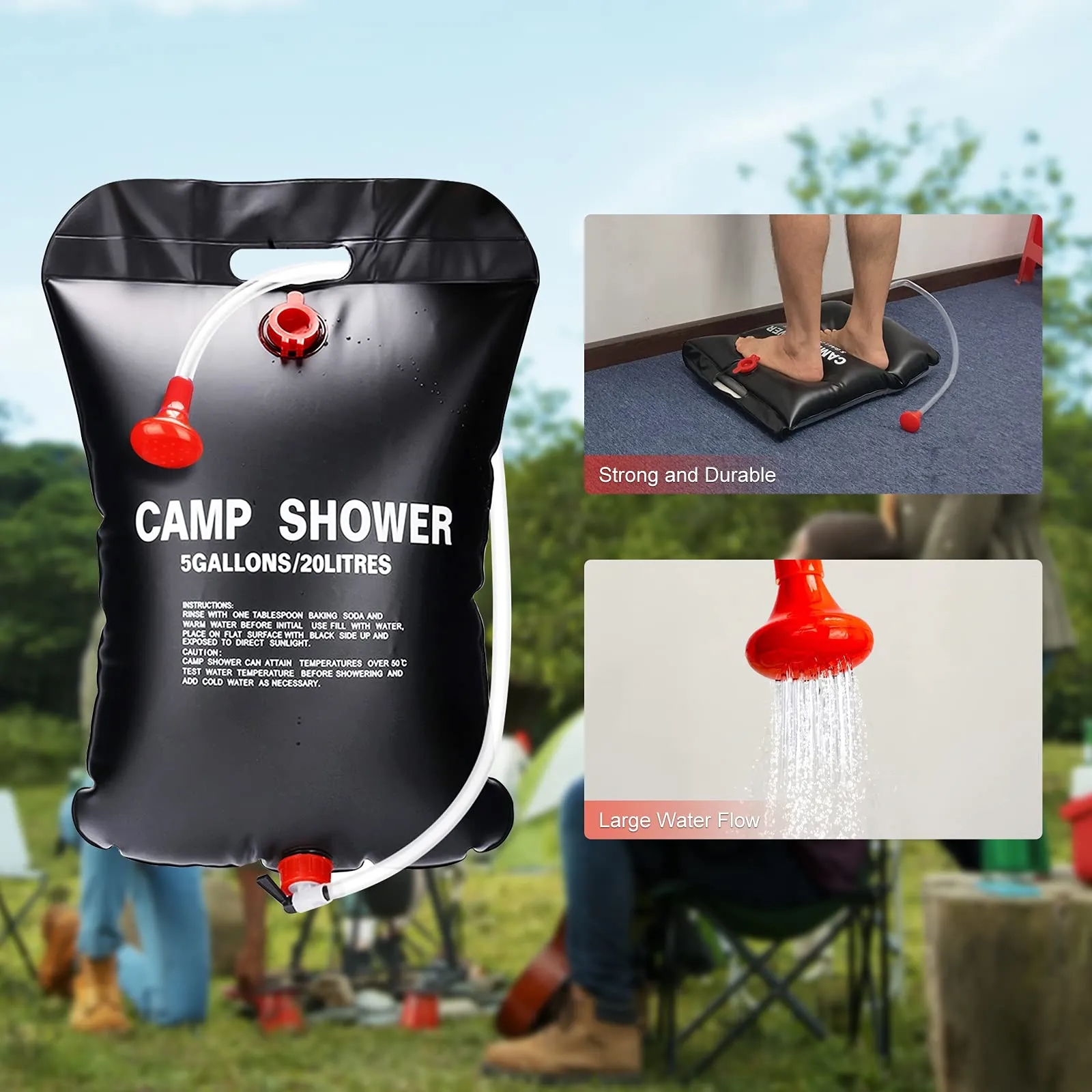 Portable Camping Shower Bag 7