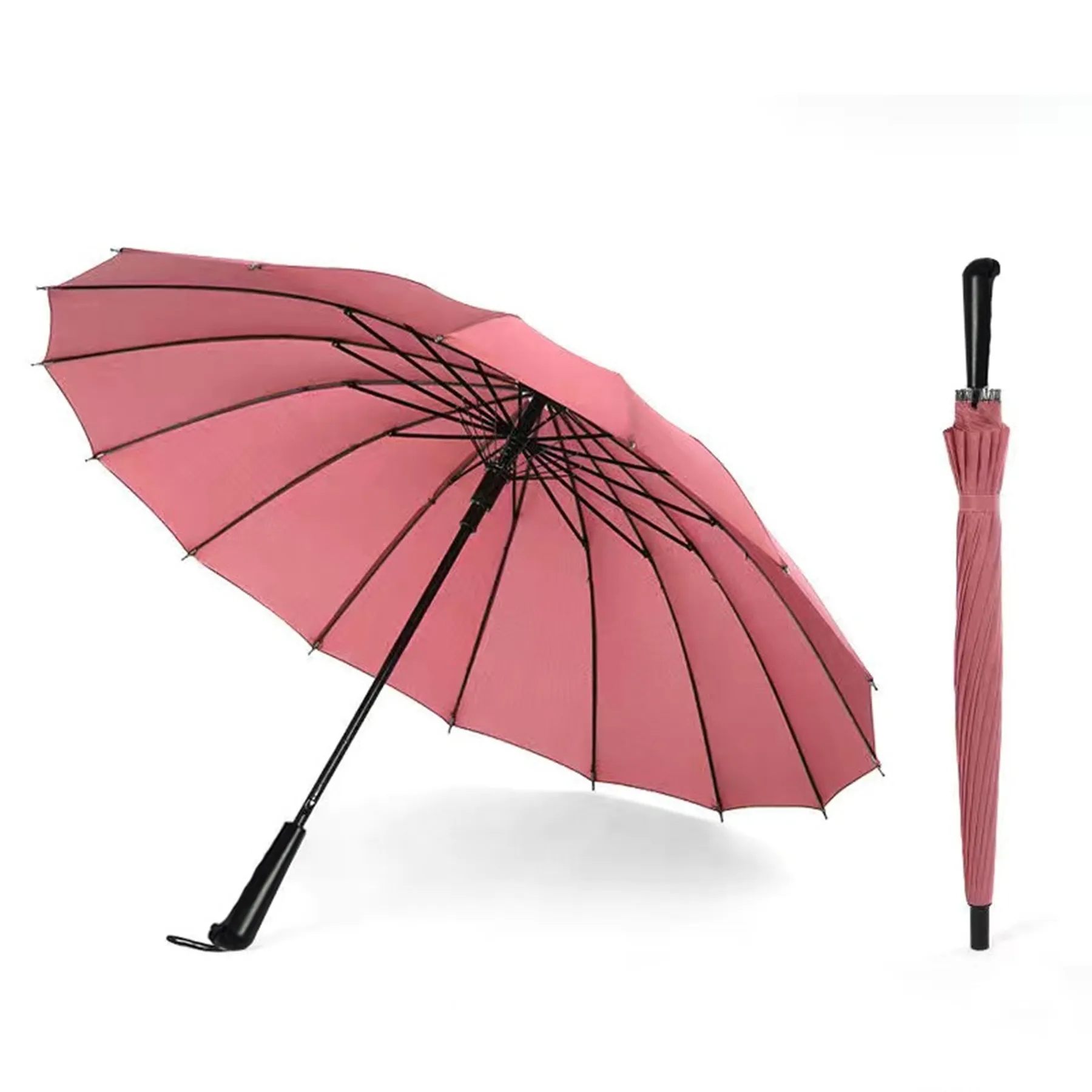 40" Arc Windproof Long Handle Golf Umbrella 3