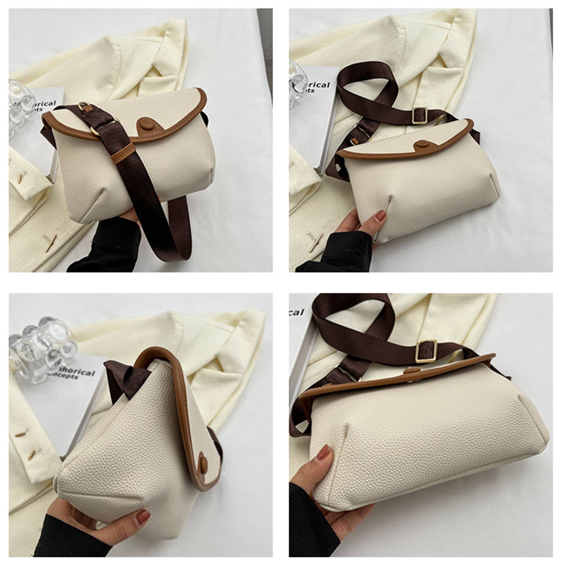 PU Stylish cross-body messenger bag 4