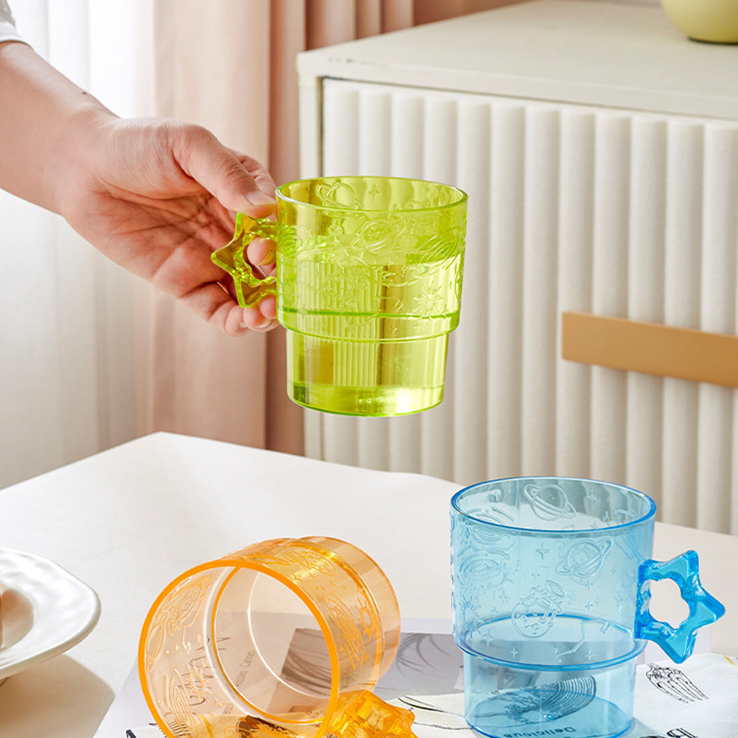 Plastic Home Creative Milk Cup 6