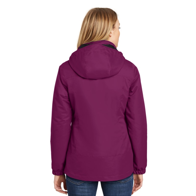 Port Authority Women's Vortex Waterproof 3-in-1 Jacket. 2
