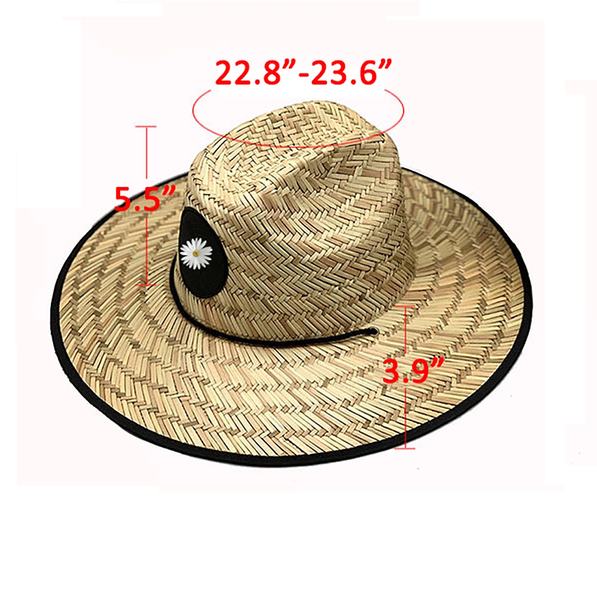 Beach Sun Sombrero Straw Hat 3